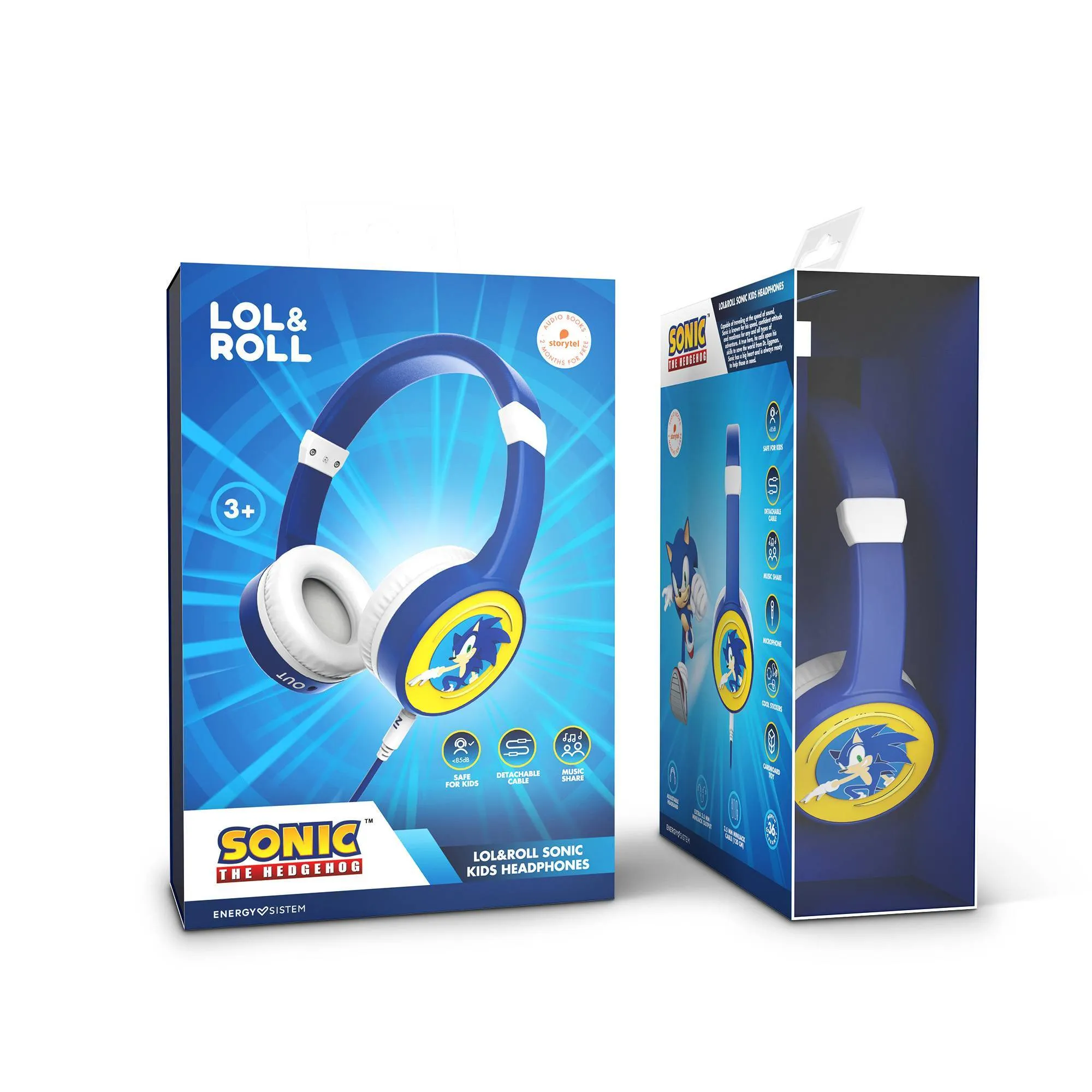 Lol&Roll Sonic Kids Headphones Blue 5