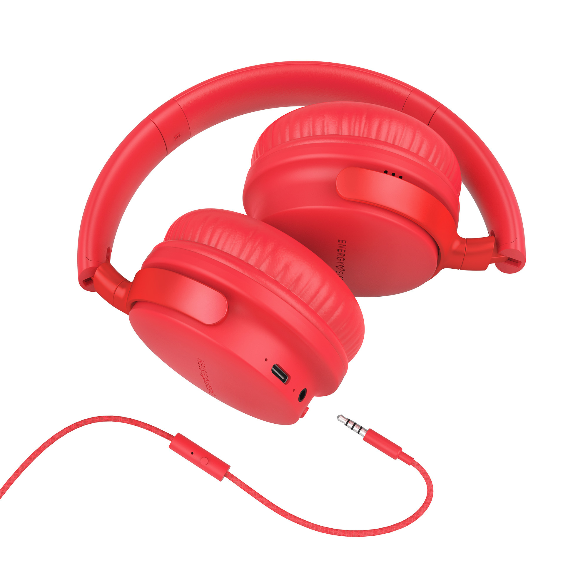 Headphones Bluetooth Style 3 Red 3