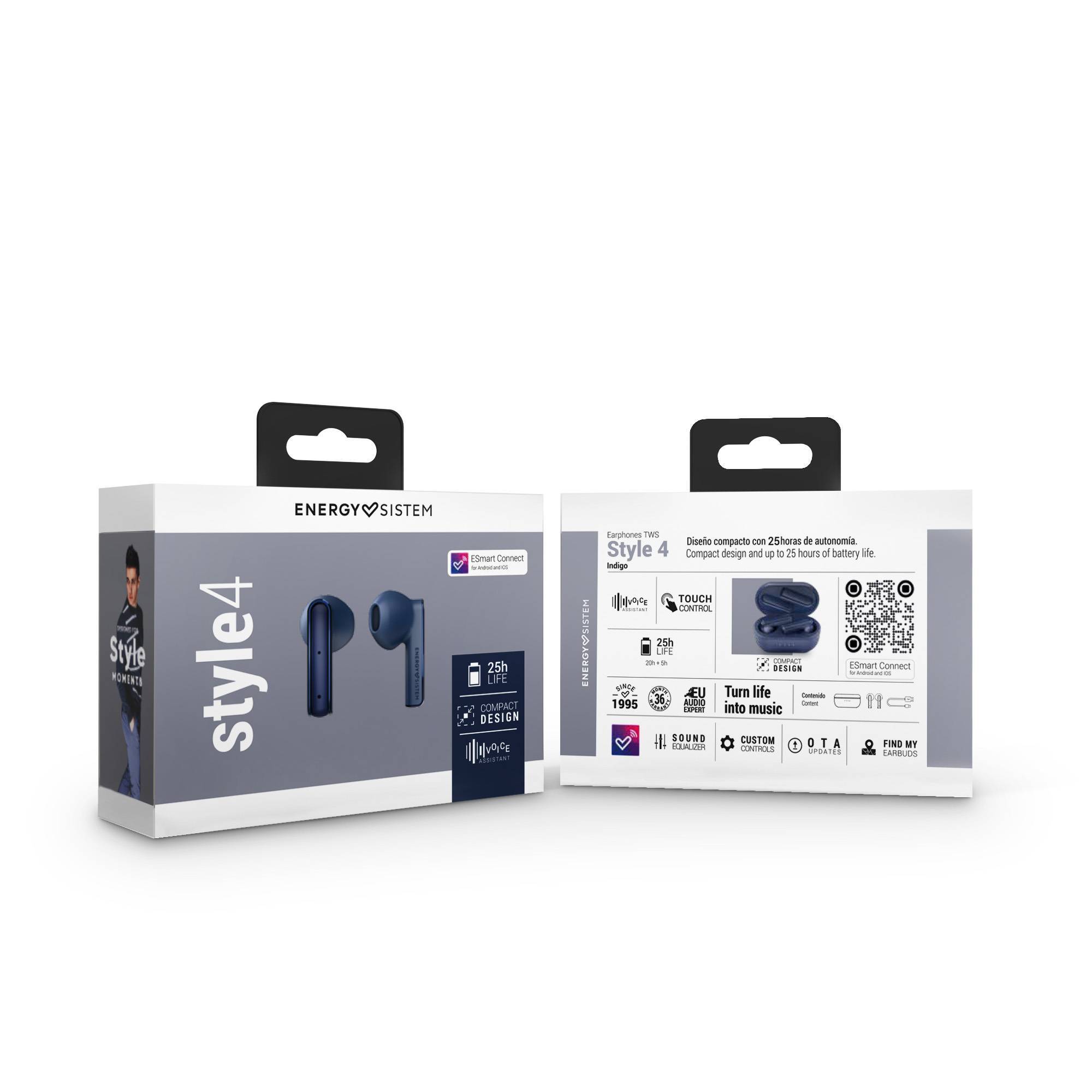 Earphones True Wireless Style 4 Indigo