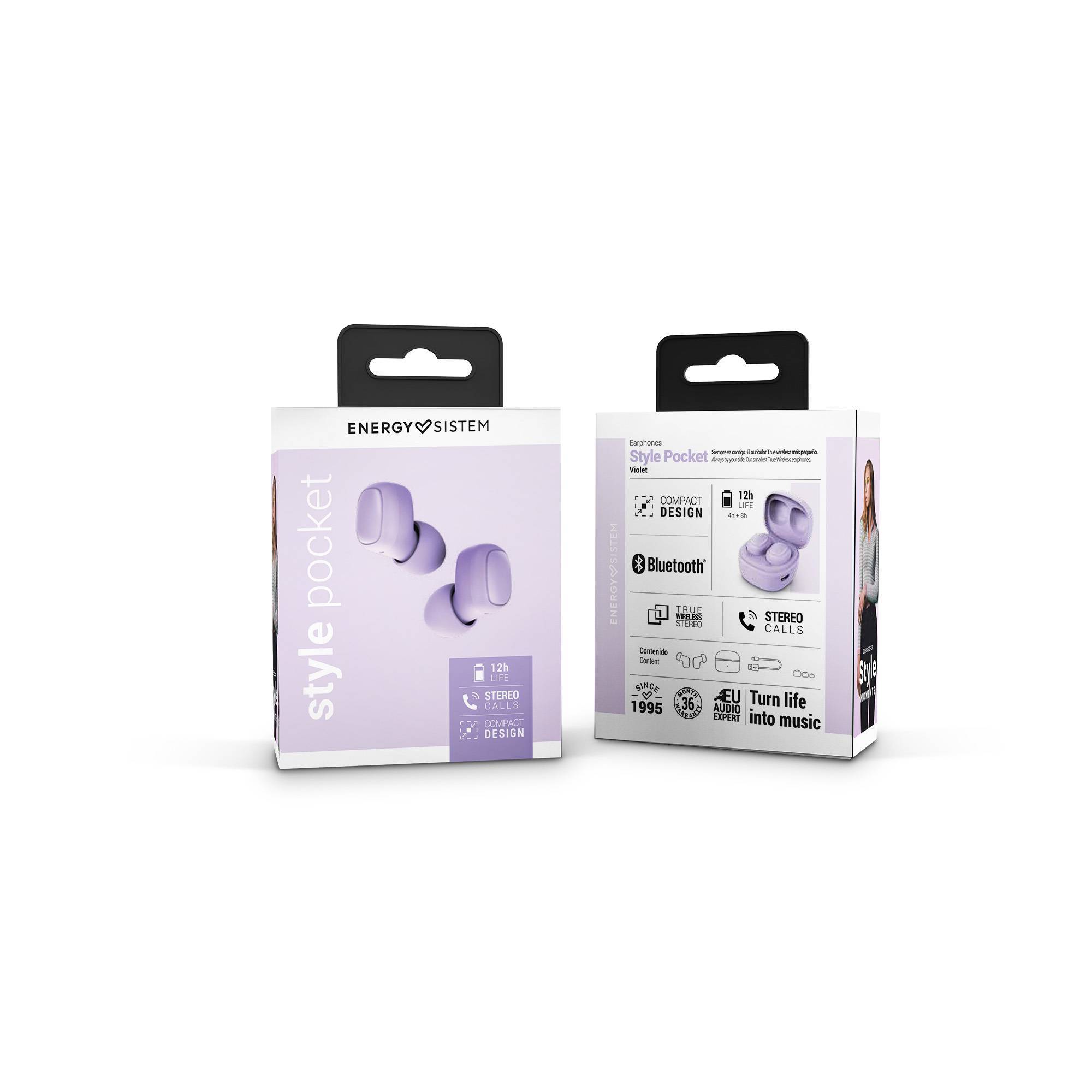 Earphones Style Pocket Violet 4