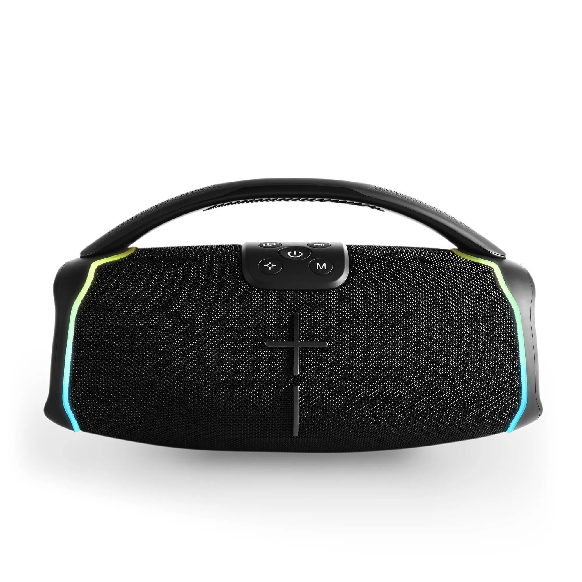 Transportez facilement l'enceinte portable HyperBeat grâce à sa poignée confortable.