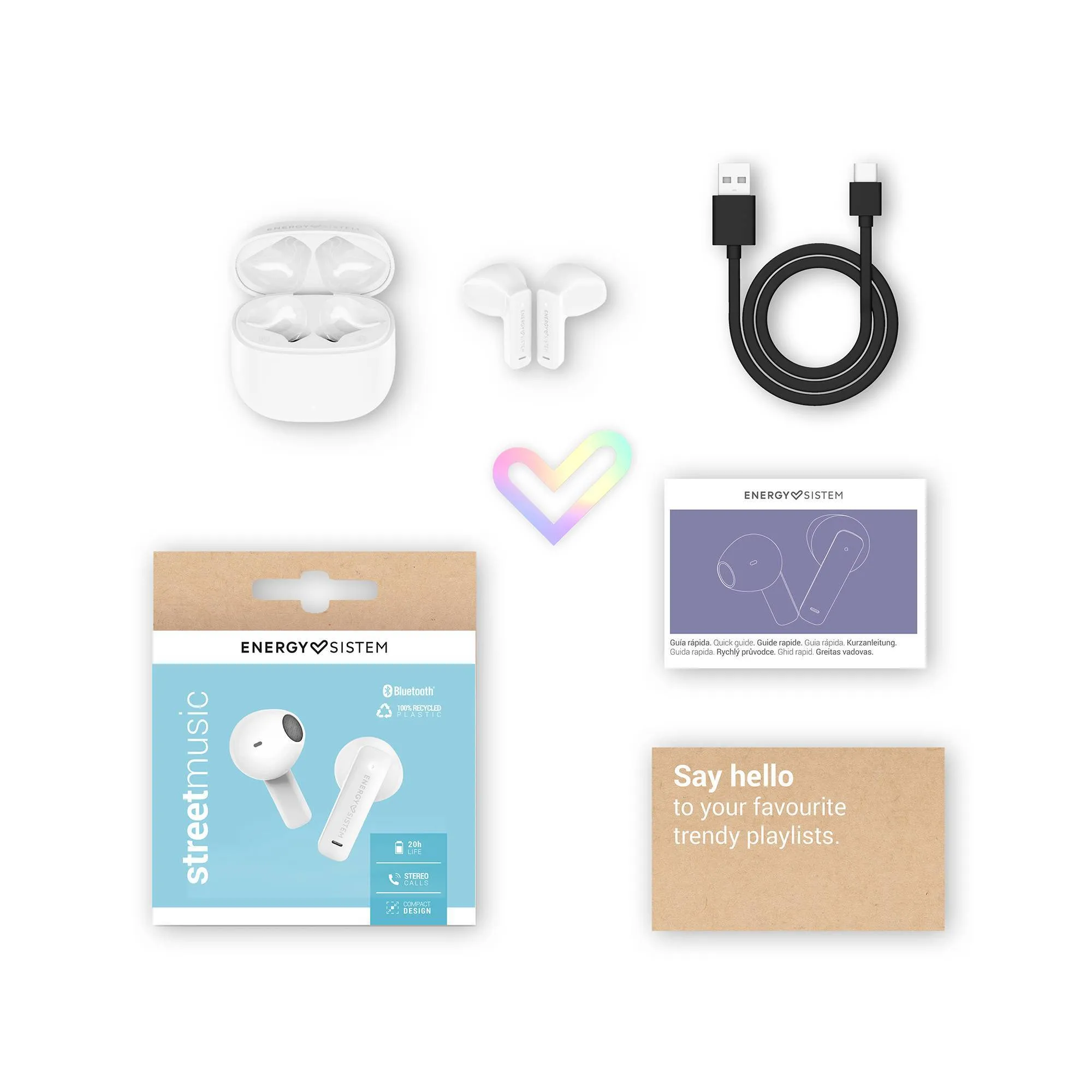 The packaging of the StreetMusic earphones is FSC certified