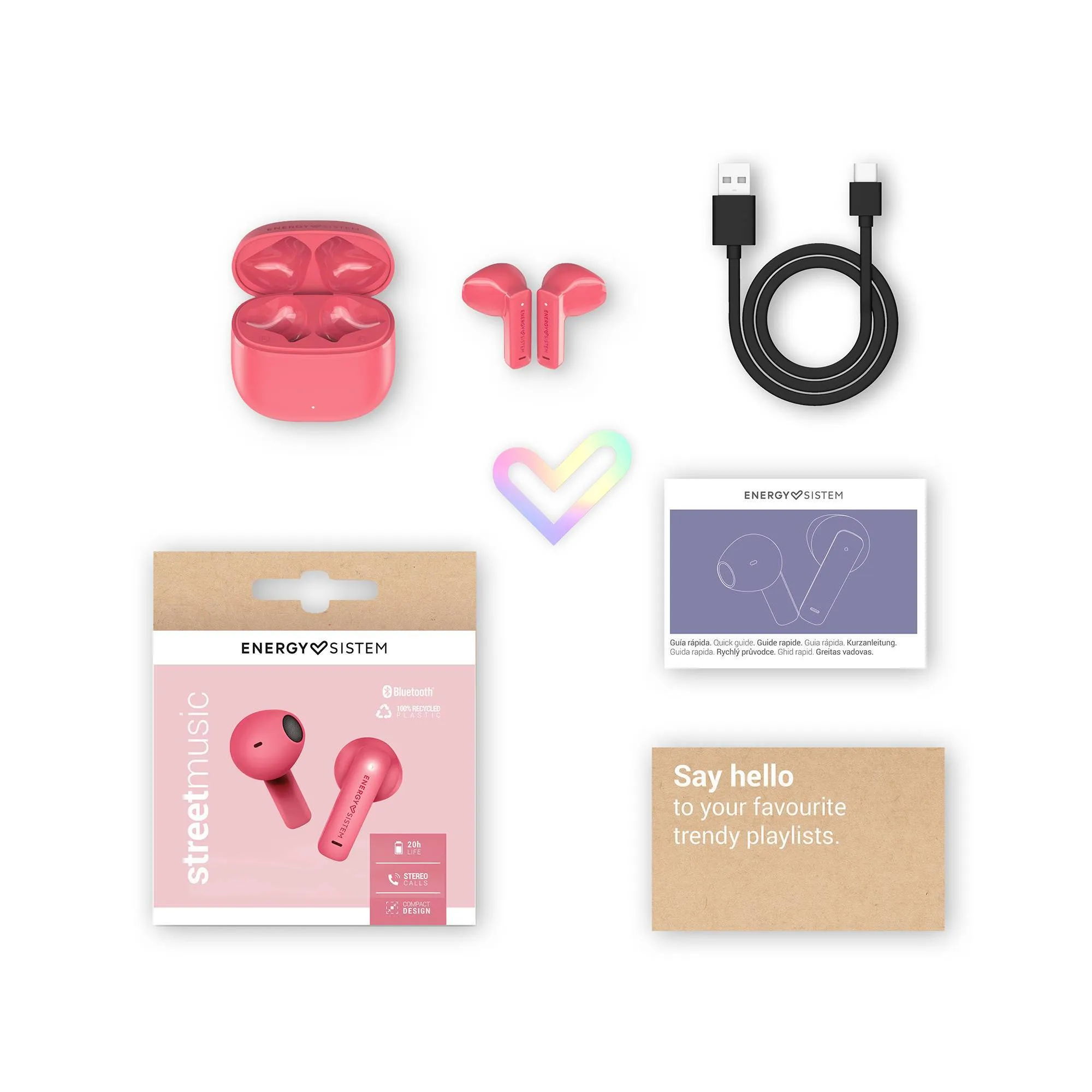 The packaging of the StreetMusic earphones is FSC certified