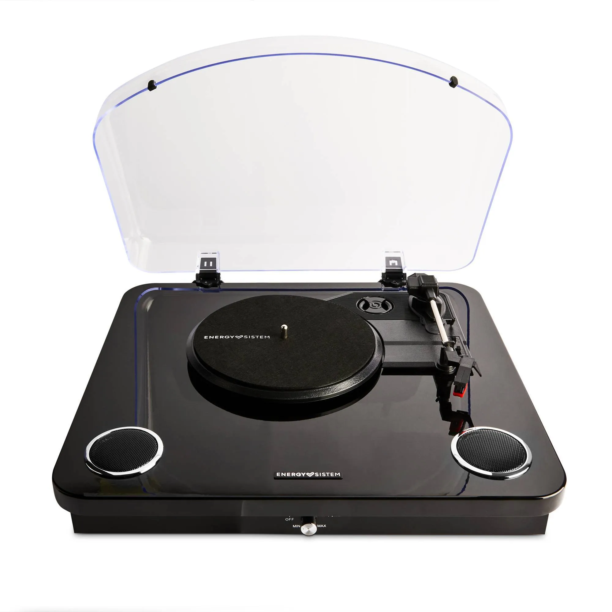 Digitise your vinyls in high quality with the USB recording function of the BlackSpin turntable